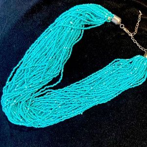 Seed beed necklace.  Good costume necklace